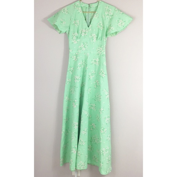 Vintage | Dresses | Vintage Floral Maxi Dress | Poshmark